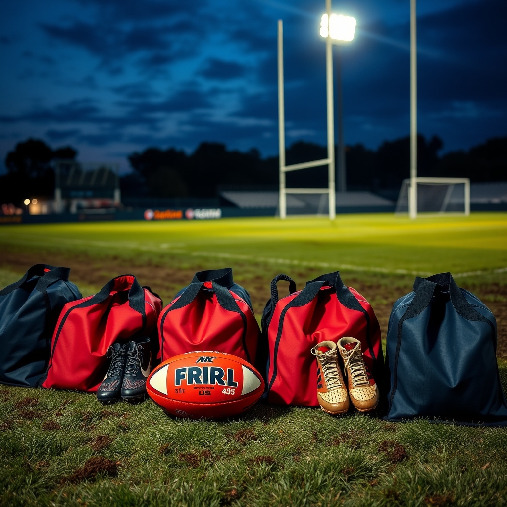 Illustration for: Asics has 44% of the AFL. One boot holds 325 of its players.