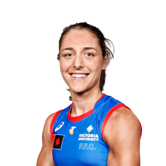Mikala Cann wearing New Balance Furon Team V9 FG Womens Football Boots